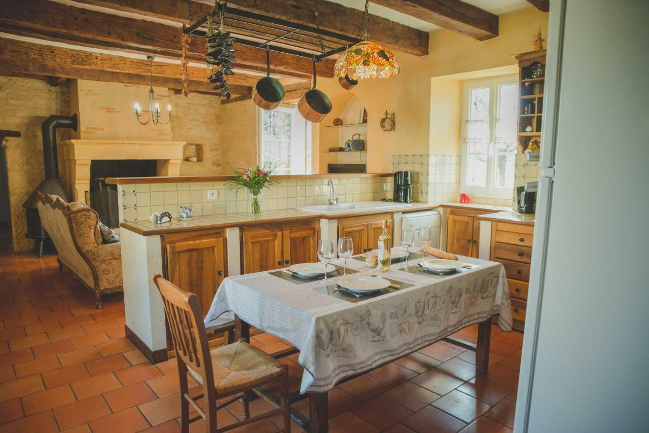 La Ferme De Bousserand Pontours エクステリア 写真