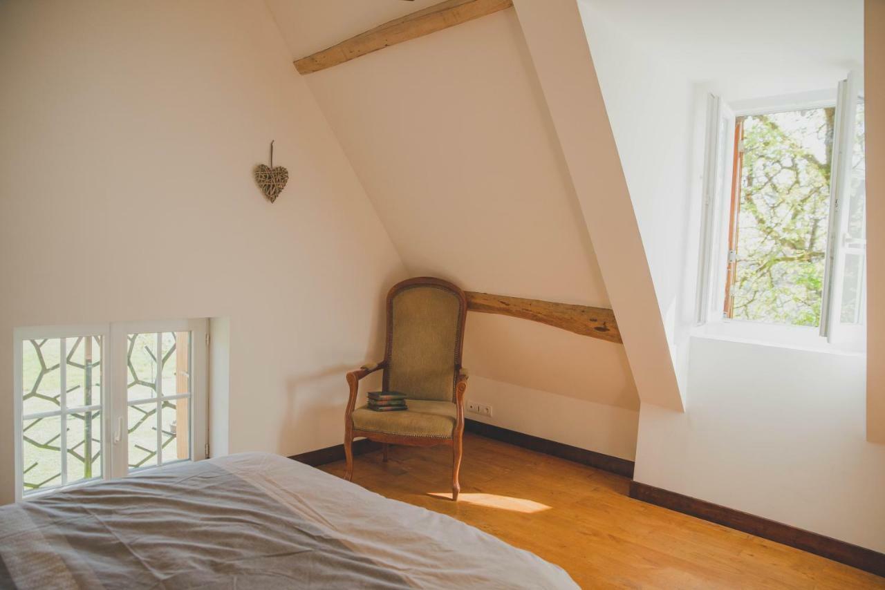 La Ferme De Bousserand Pontours エクステリア 写真